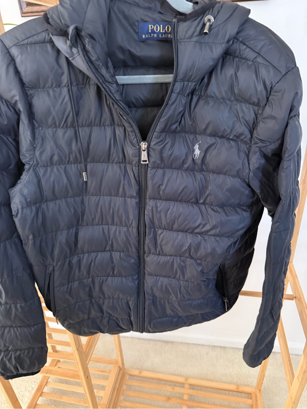 Polo by Ralph Lauren m
Men’s black Quilted Hooded Puffer Jacket